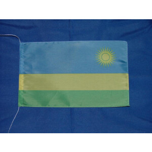 Tischflagge 15x25 : Ruanda