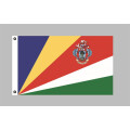 Flagge 90 x 180 : Seychellen mit Prachtwappen...