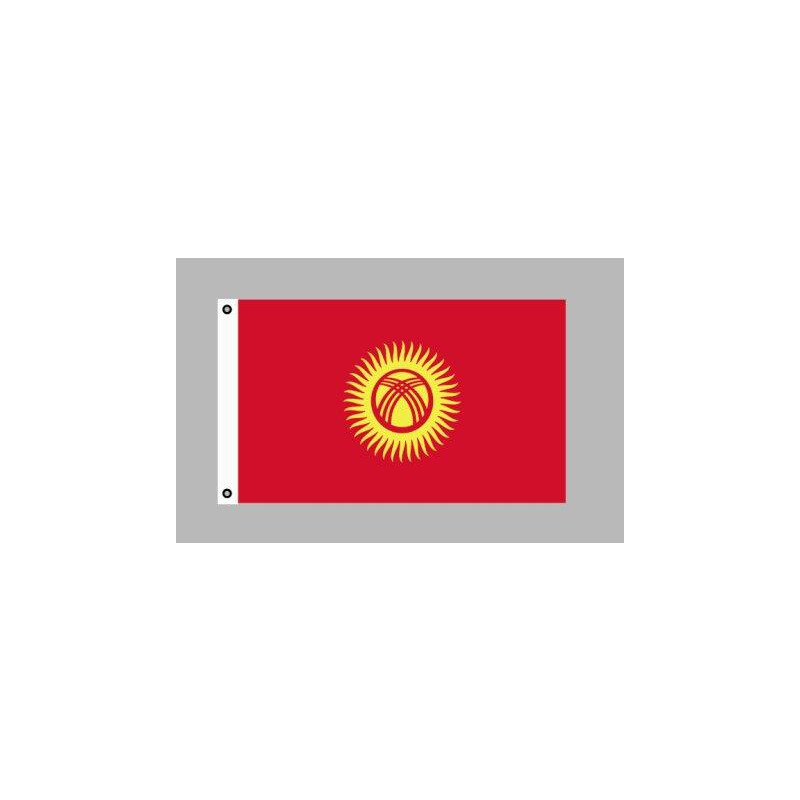 Kirgisistan Kirgistan Hissflagge kirgisische Fahnen Flaggen 60x90cm