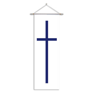 Banner Fahne Kirchenflagge evangelisch