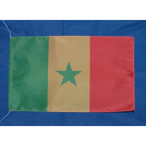 Tischflagge 15x25 : Senegal