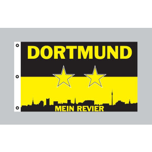 Riesen-Flagge: Dortmund mein Revier 150cm x 250cm