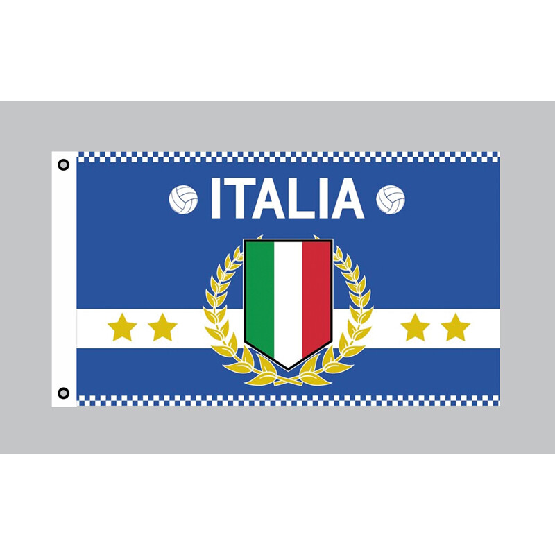 90 x 150 cm Fahne Flagge Italien Lorbeerkranz Fan