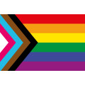 Aufkleber GLÄNZEND Regenbogen LGBT