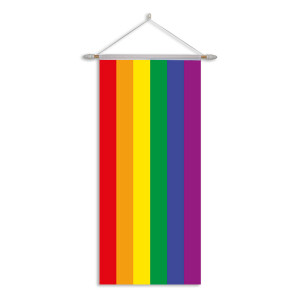 Banner Fahne Regenbogen