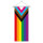 Banner Fahne LGBT Regenbogen 80x200 cm ohne Ringbandsicherung