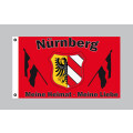 Flagge 90 x 150 : Nürnberg Meine Heimat meine Liebe