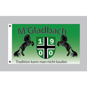 Flagge 90 x 150 : Mönchengladbach Tradition kann man nicht kaufen