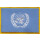 Patch zum Aufbügeln oder Aufnähen UNO Vereinte Nationen - Groß
