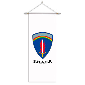 Banner Fahne SHAEF 80x200 cm
