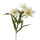 Edelweiss mit drei Blüten aus Kunststoff