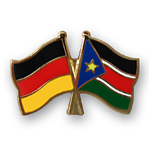 Freundschaftspin: Deutschland-Südsudan