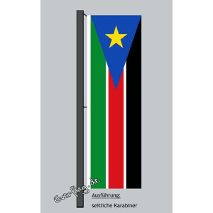 Hochformats Fahne Südsudan