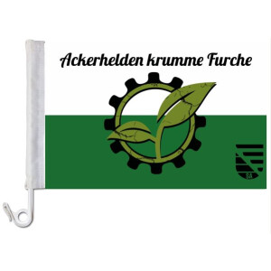 Auto-Fahne Ackerhelden krumme Furche Premiumqualität