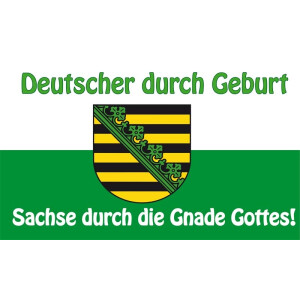 Flagge 90 x 150 cm Deutscher aus Sachsen