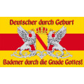 Flagge 90 x 150 cm Deutscher aus Baden