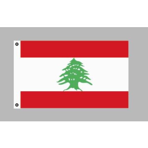 Flagge 90 x 150 : Libanon