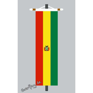 Banner Fahne Bolivien mit Wappen