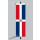 Banner Fahne Dominikanische Republik mit Wappen