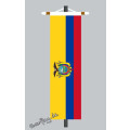 Banner Fahne Ecuador mit Wappen