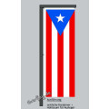 Hochformats Fahne Puerto Rico
