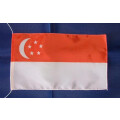 Tischflagge 15x25 : Singapur
