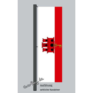 Hochformats Fahne Gibraltar