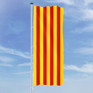 Hochformats Fahne Katalonien
