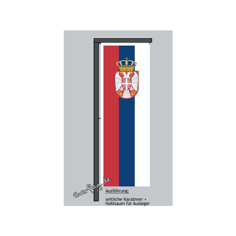 Flagge Serbien 30 x 45 cm Fahne 