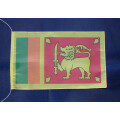 Tischflagge 15x25 Sri Lanka