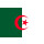 Aufkleber Algerien 15 x 10 cm