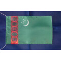 Tischflagge 15x25 Turkmenistan