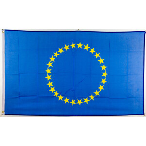 Flagge 90 x 150 : Europa 27 Sterne