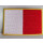 Patch zum Aufbügeln oder Aufnähen Signalflagge H -Groß - 6x4 cm