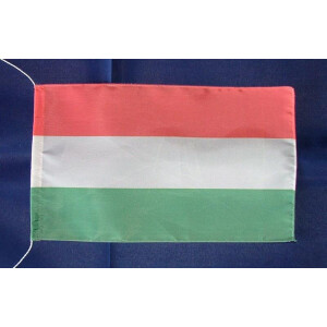Tischflagge 15x25 : Ungarn ohne Wappen