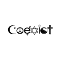 Aufkleber Coexist