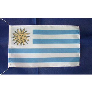 Tischflagge 15x25 : Uruguay