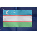 Tischflagge 15x25 Usbekistan