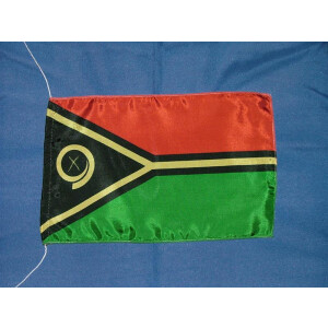 Tischflagge 15x25 : Vanuatu