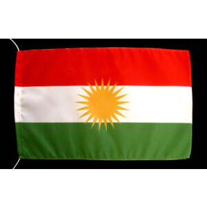 Tischflagge 15x25 : Kurdistan