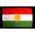 Tischflagge 15x25 : Kurdistan