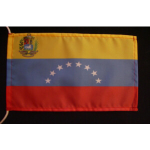 Tischflagge 15x25 : Venezuela mit Wappen