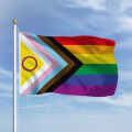 Premiumfahne Progress Pride LGBTQIA+