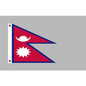 Flagge 90 x 150 : Nepal