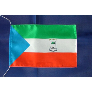 Tischflagge 15x25 : Aequatorial-Guinea