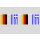Party-Flaggenkette Deutschland - Griechenland 10,40 m