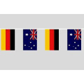 Party-Flaggenkette Deutschland - Australien 10,40 m