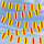 Party-Flaggenkette Baden ohne Wappen 10,40 m