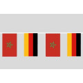 Party-Flaggenkette Deutschland - Marokko 6,20 m