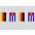 Party-Flaggenkette Deutschland - Kuba 6,20 m